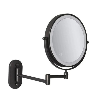 Chrome LED Vanity Mirror Folding Wall Mount Arm Full