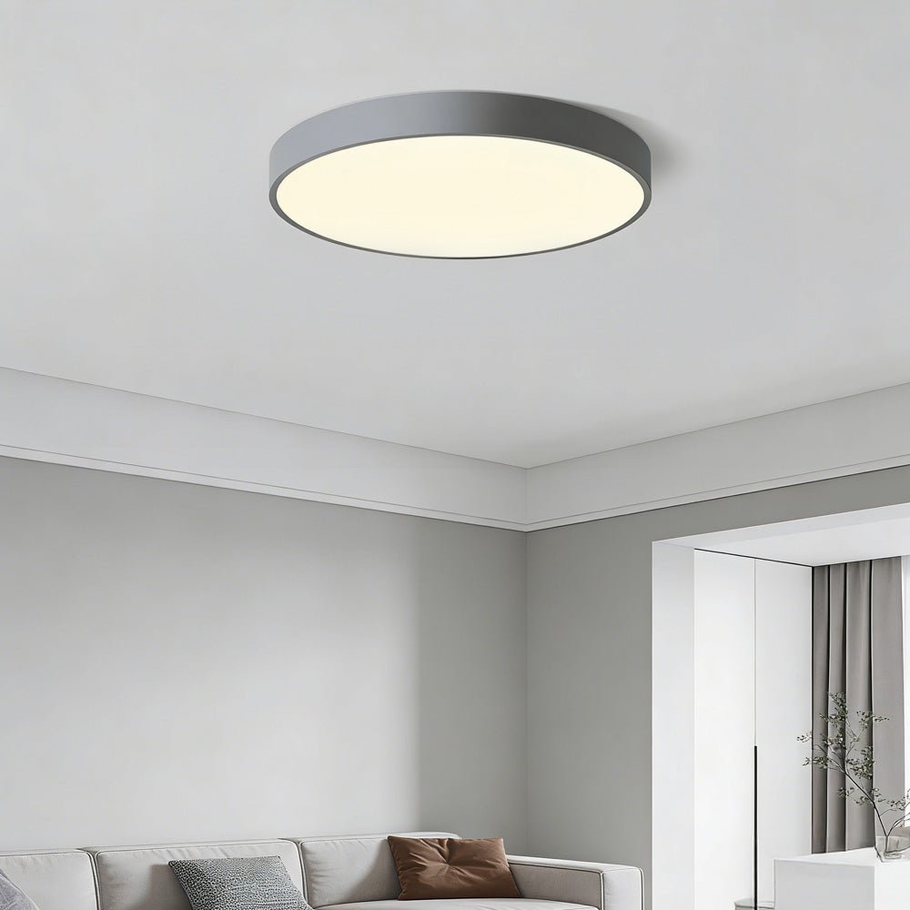 Circular Flush Mount LED Ceiling Lights Angle