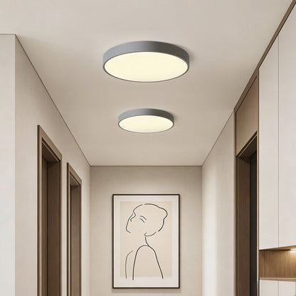 Circular Flush Mount LED Ceiling Lights Back