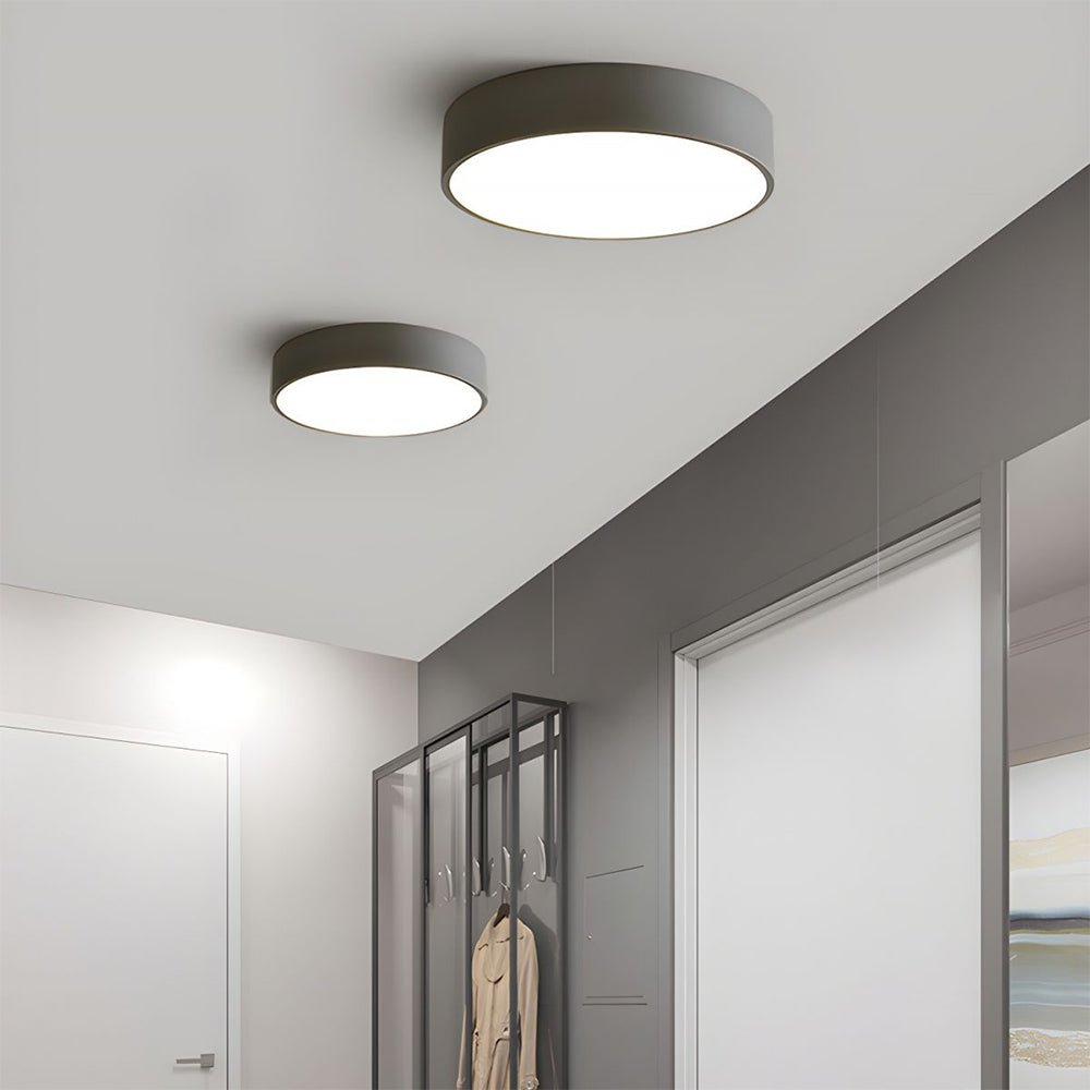 Circular Flush Mount LED Ceiling Lights Side
