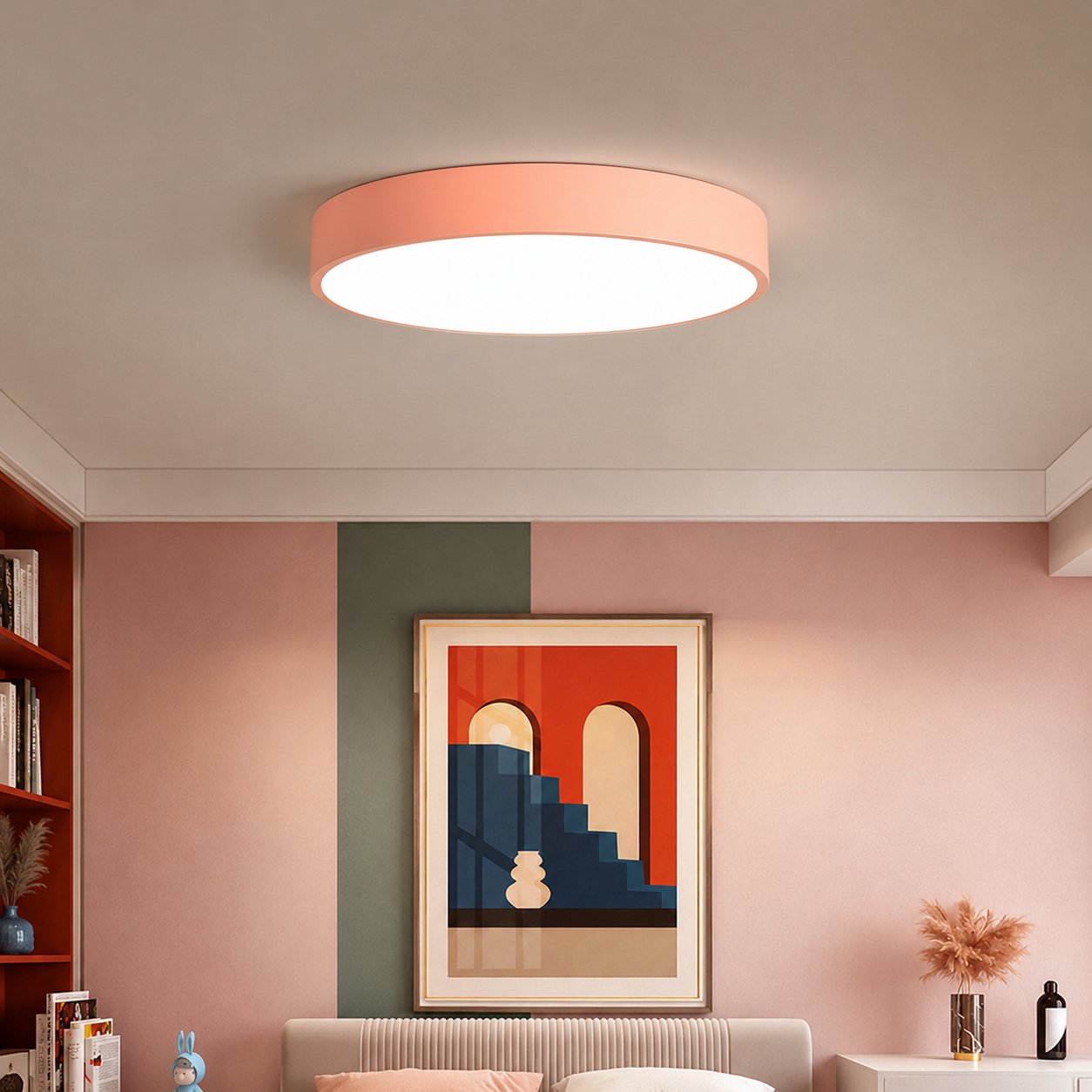 Circular Flush Mount LED Ceiling Lights View 40