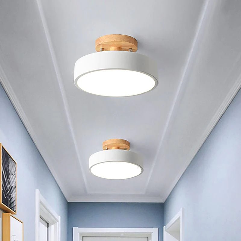 Colorful Semi-flush LED Ceiling Lights Angle