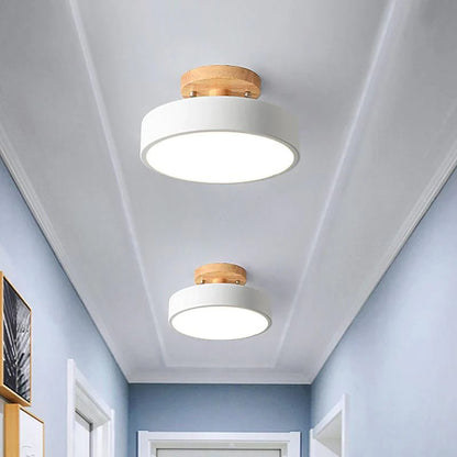 Colorful Semi-flush LED Ceiling Lights Angle