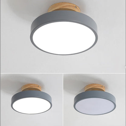 Colorful Semi-flush LED Ceiling Lights Front