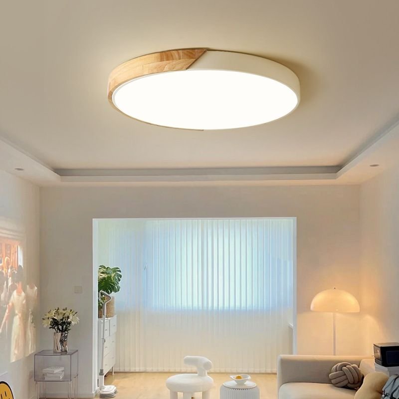 Colorful Simple LED Round Ceiling Lights Detail