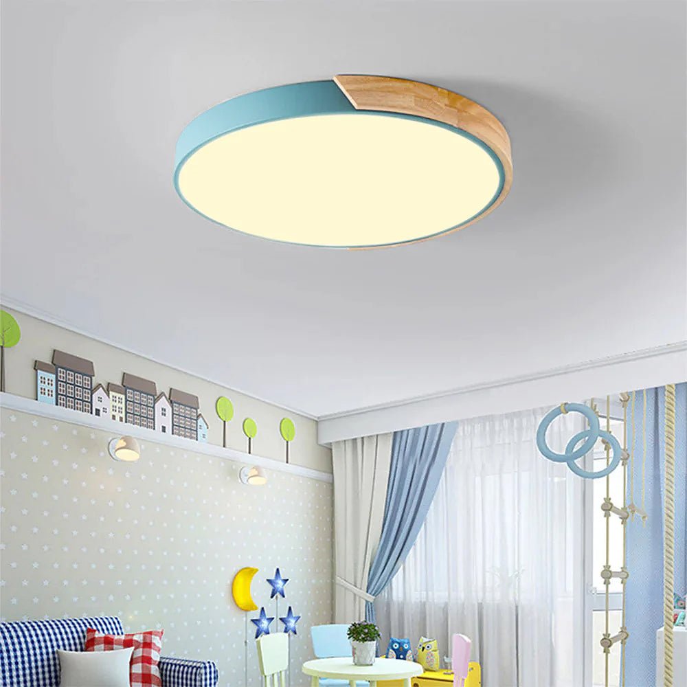 Colorful Simple LED Round Ceiling Lights Full