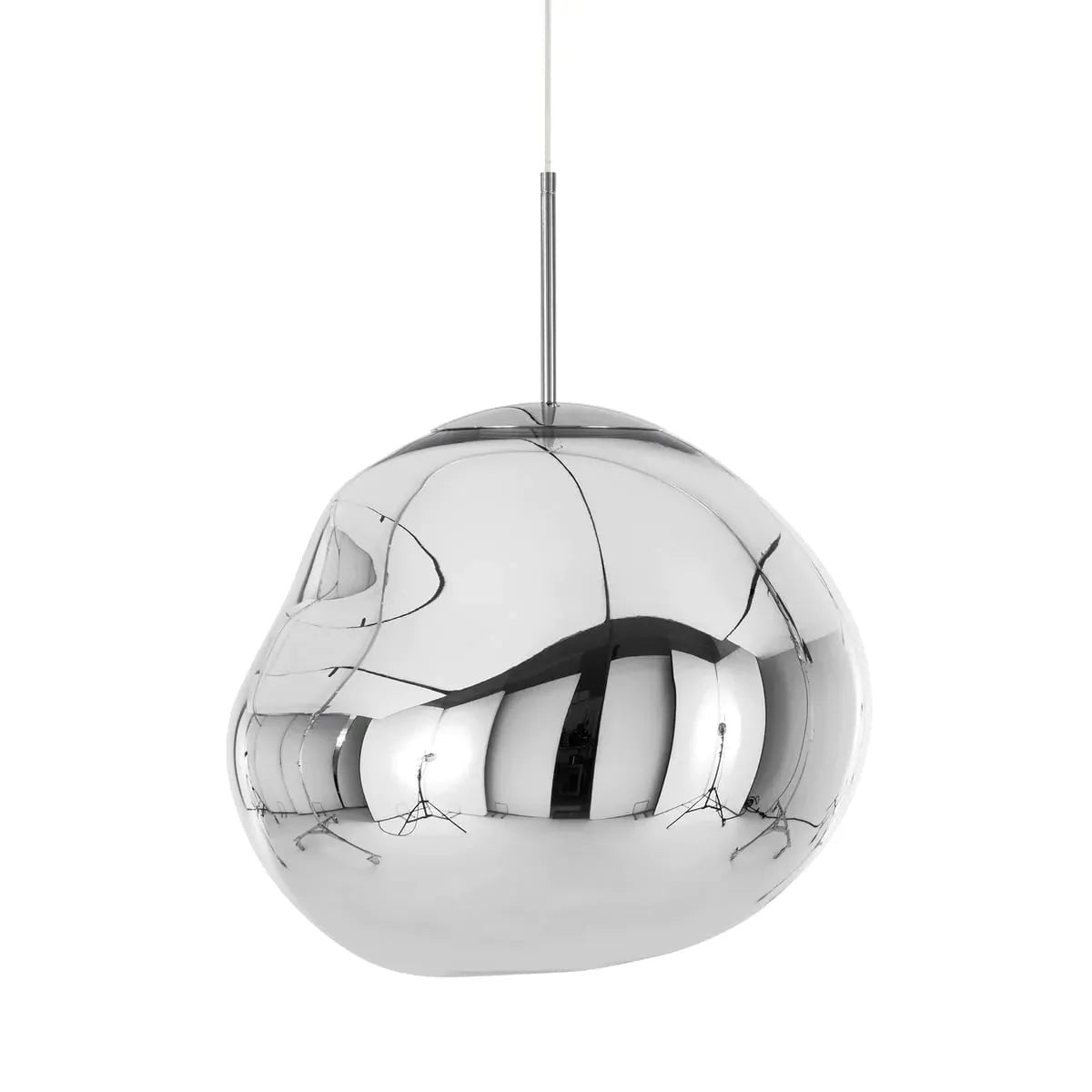 Contemporary Acrylic Pendant Light Molten Organic Shape View 19