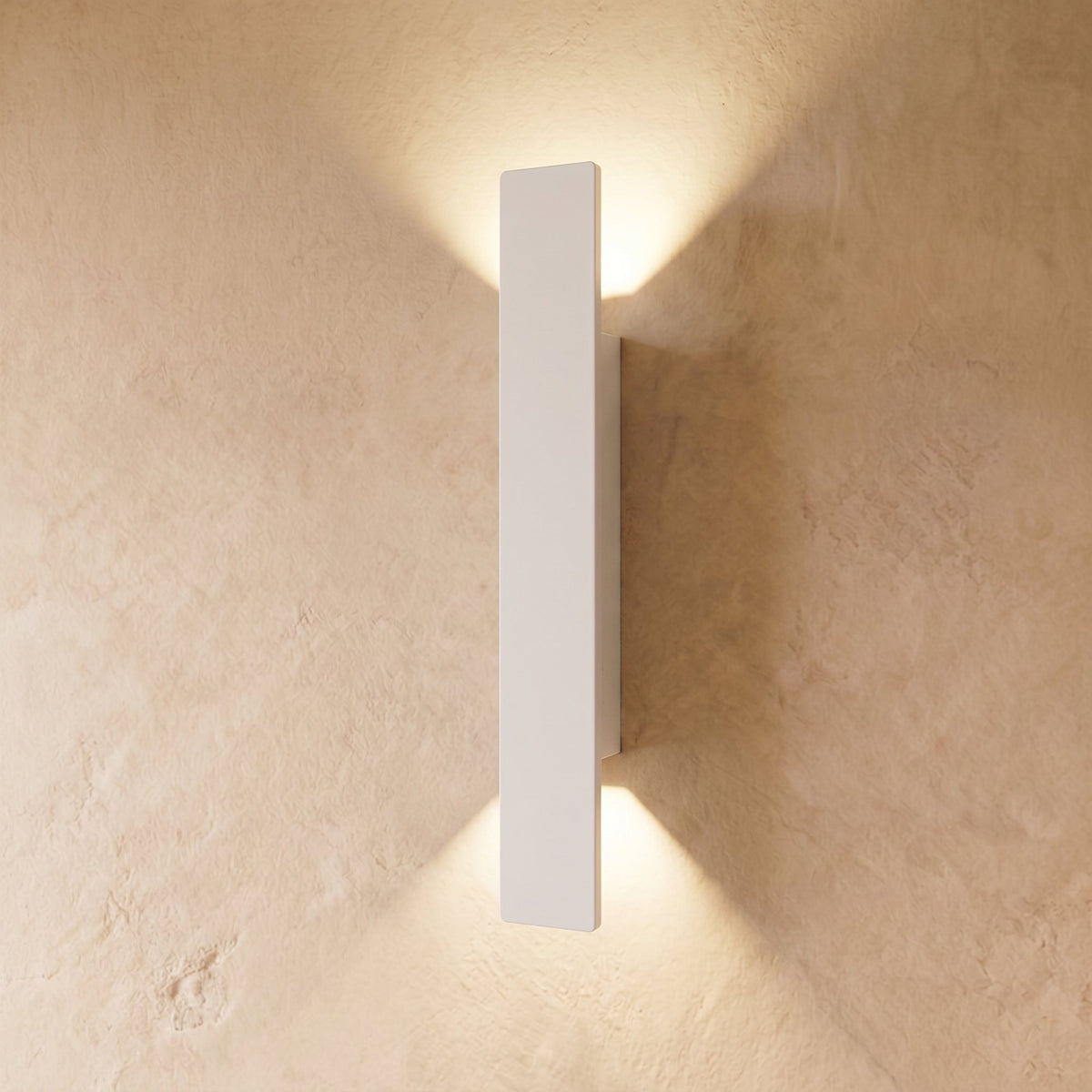 Contemporary Aluminum Outdoor Wall Lamp Up Down LED Full