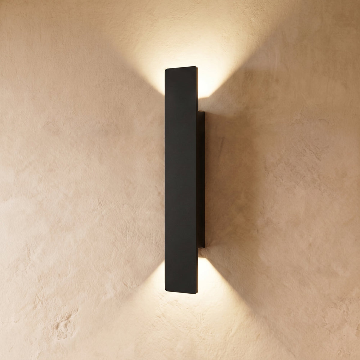 Contemporary Aluminum Outdoor Wall Lamp Up Down LED Side