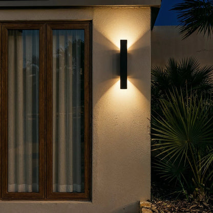 Contemporary Aluminum Outdoor Wall Lamp Up Down LED View 15
