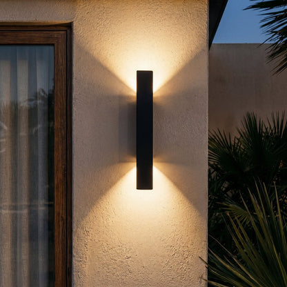 Contemporary Aluminum Outdoor Wall Lamp Up Down LED View 16