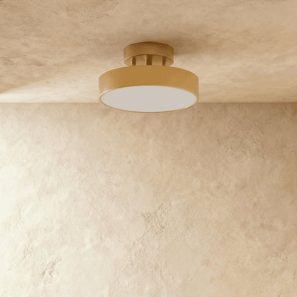 Contemporary Copper Ceiling Light Stacked Disc LED Alternate