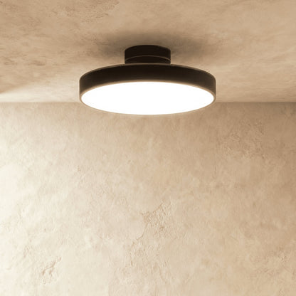 Contemporary Copper Ceiling Light Stacked Disc LED Side