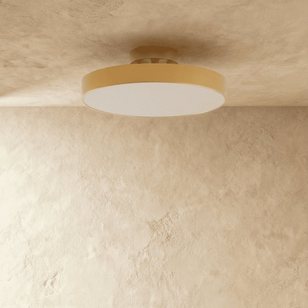 Contemporary Copper Ceiling Light Stacked Disc LED View 12