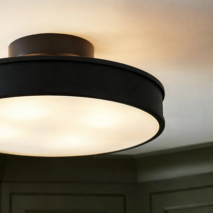 Contemporary Copper Ceiling Light Stacked Disc LED View 16