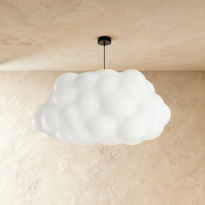 Contemporary Cotton Pendant Light Cloud Shape Alternate