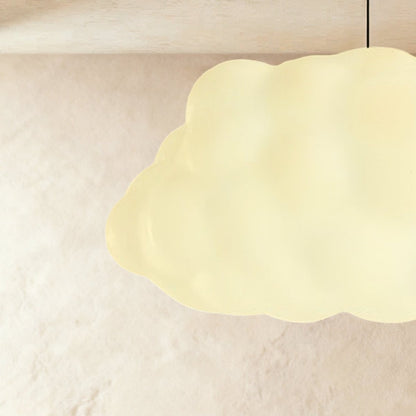Contemporary Cotton Pendant Light Cloud Shape View 17