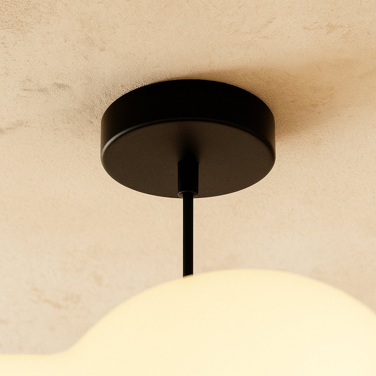 Contemporary Cotton Pendant Light Cloud Shape View 19