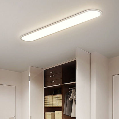 Contemporary LED Flush Mount Ceiling Light Oval Angle