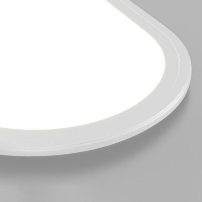 Contemporary LED Flush Mount Ceiling Light Oval Back