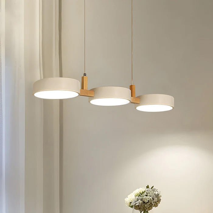 Contemporary Metal Cylinder Multi Light Nordic Pendant Light Alternate