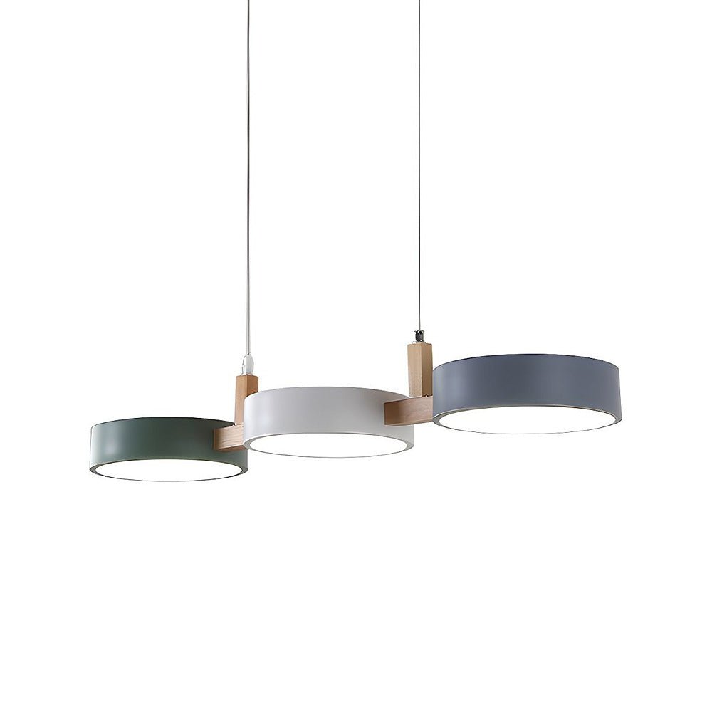 Contemporary Metal Cylinder Multi Light Nordic Pendant Light View 22