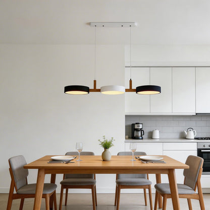 Contemporary Metal Cylinder Multi Light Nordic Pendant Light View 25
