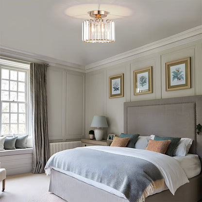 Crystal Semi Flush Mount Ceiling Lights for Living Room Lifestyle
