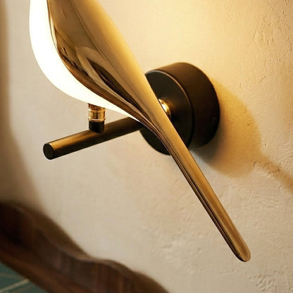 Decorative Metal Wall Lamp Bird Shade View 14