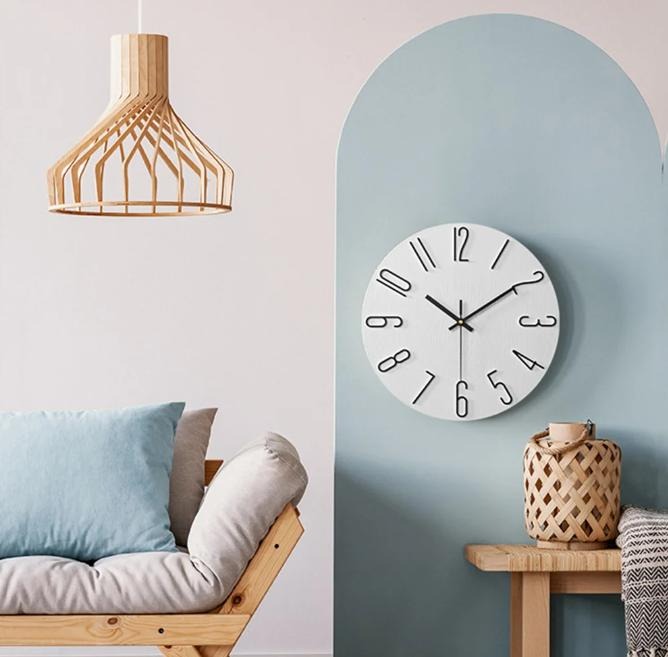 Modern Wall Clock | Minimalist Quartz For Living Room