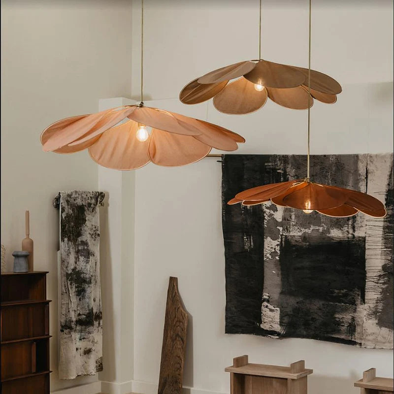 Floral Pendant Light | Statement Lighting for Living Room & Dining Room