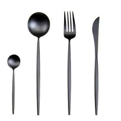 Rainbow Colour Handle Cutlery Set | Modern Dinnerware Utensils