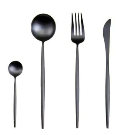 Rainbow Colour Handle Cutlery Set | Modern Dinnerware Utensils