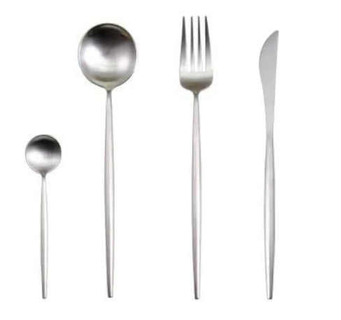 Rainbow Colour Handle Cutlery Set | Modern Dinnerware Utensils