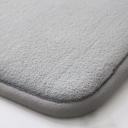 Elara Haus Bath Mat - Velvet Memory Foam Non Slip Bathroom Mats Angle