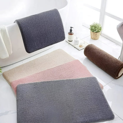 Elara Haus Bath Mat - Velvet Memory Foam Non Slip Bathroom Mats Lifestyle
