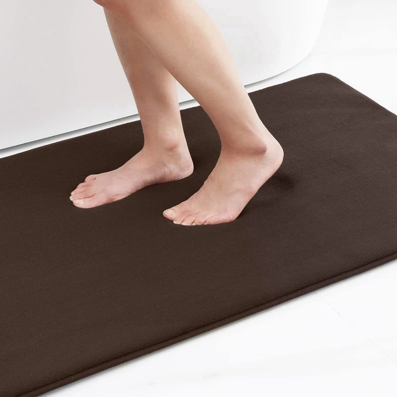 Elara Haus Bath Mat - Velvet Memory Foam Non Slip Bathroom Mats View 12