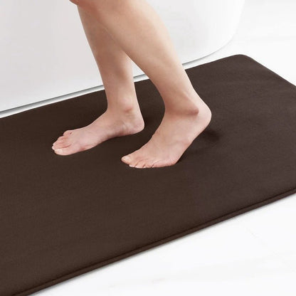 Elara Haus Bath Mat - Velvet Memory Foam Non Slip Bathroom Mats View 12