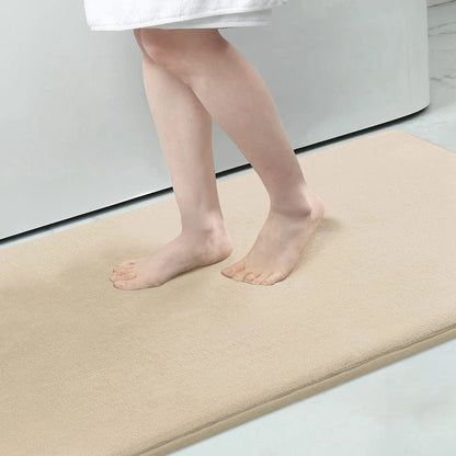 Elara Haus Bath Mat - Velvet Memory Foam Non Slip Bathroom Mats View 13