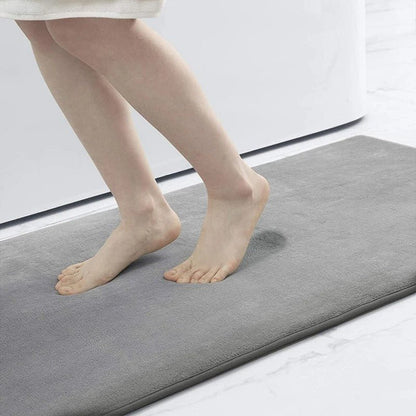 Elara Haus Bath Mat - Velvet Memory Foam Non Slip Bathroom Mats View 16