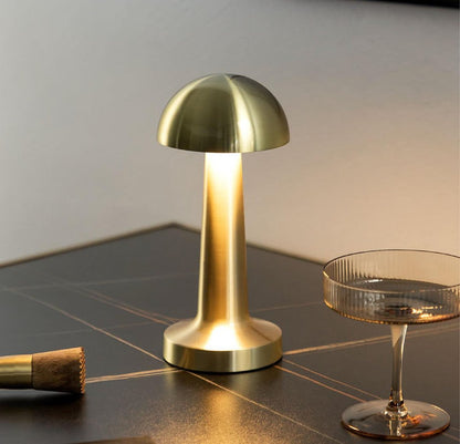 Elara Haus Minimalist Touch Dimmer Lamp - Portable Bedside Fixture Front