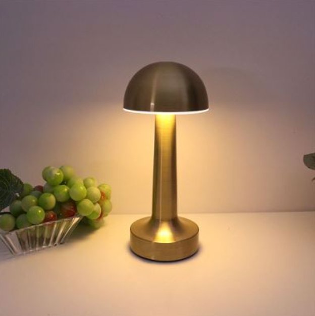 Elara Haus Minimalist Touch Dimmer Lamp - Portable Bedside Fixture Side