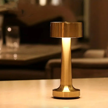 Elara Haus ModernArt Cordless Table Lamp - Dimmable LED, Touch Control & Rechargeable Back
