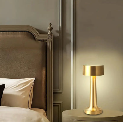 Elara Haus ModernArt Cordless Table Lamp - Dimmable LED, Touch Control & Rechargeable Close Up