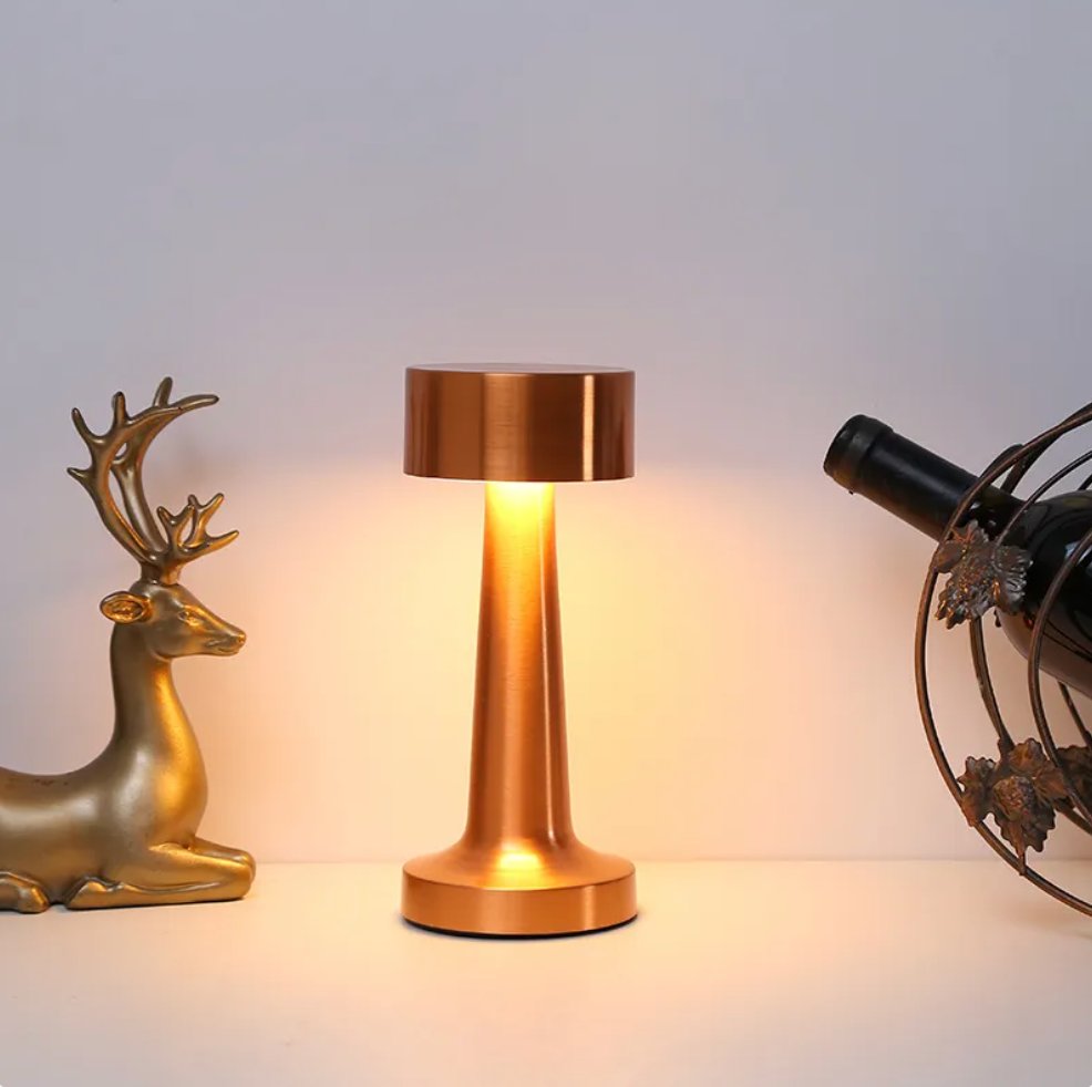 Elara Haus ModernArt Cordless Table Lamp - Dimmable LED, Touch Control & Rechargeable Full