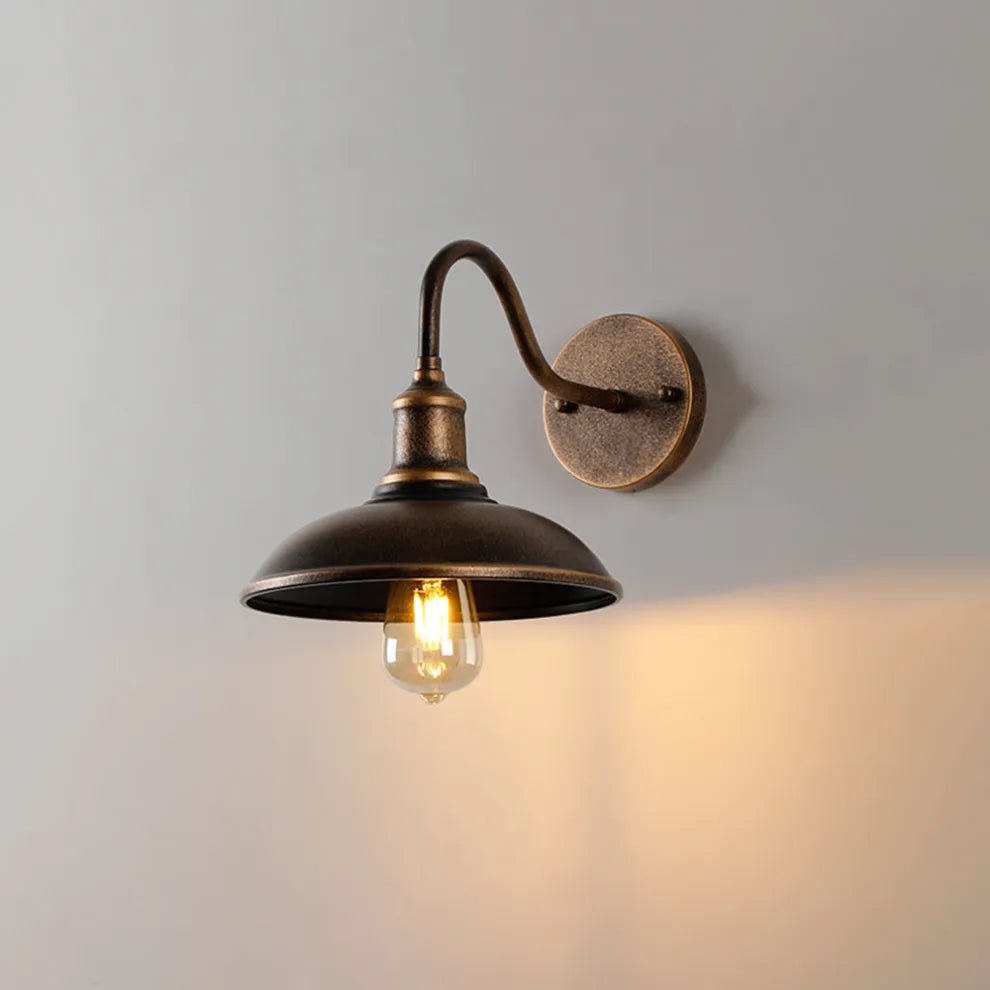 Elara Haus Vintage Industrial Barn Light Sconce Lifestyle