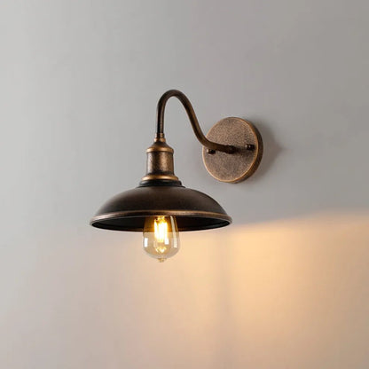 Elara Haus Vintage Industrial Barn Light Sconce Lifestyle