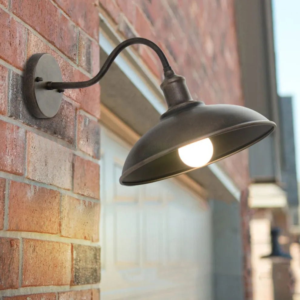 Elara Haus Vintage Industrial Barn Light Sconce View 11