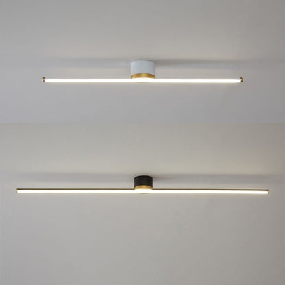 Erix Linear Flush Mount Ceiling Light Lifestyle