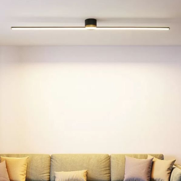 Erix Linear Flush Mount Ceiling Light Side